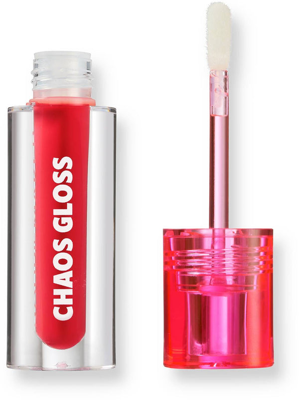 Trouble Maker Chaos Gloss Lip Gloss High-Shine Plumping Feel Head Rush Red