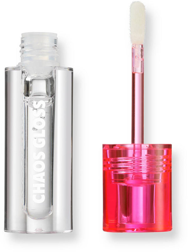 Trouble Maker Chaos Gloss Lip Gloss High-Shine Brain Freeze Clear