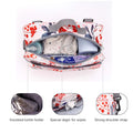Little Story Baby Diaper Changing Clutch Kit Floral Pink 8-Pocket 5.5L