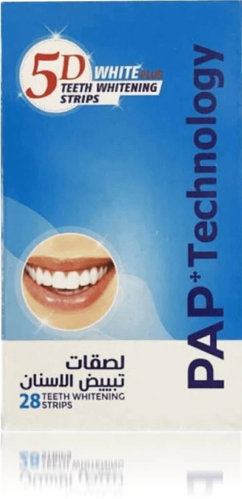 5D White Plus PAP+ Brightening Strips, 28 Count