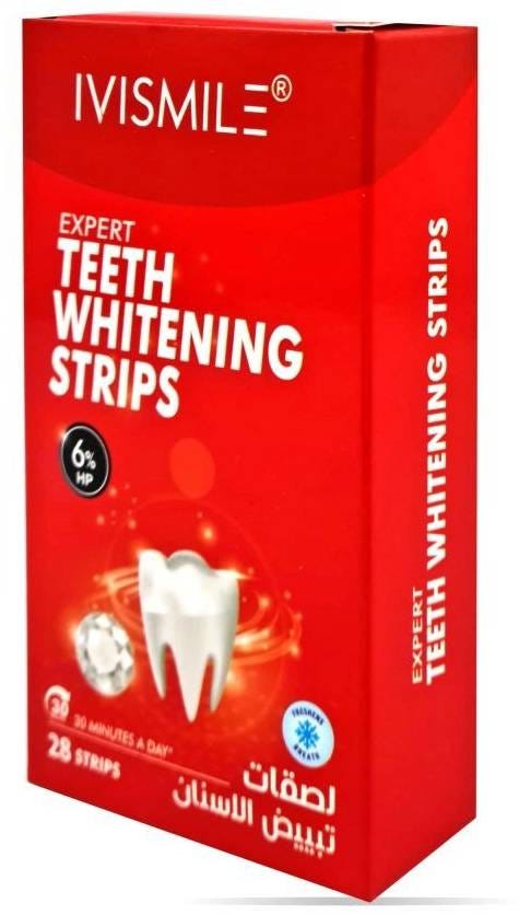 Ivismile Brightening Teeth Strips 6%, 28 Strips