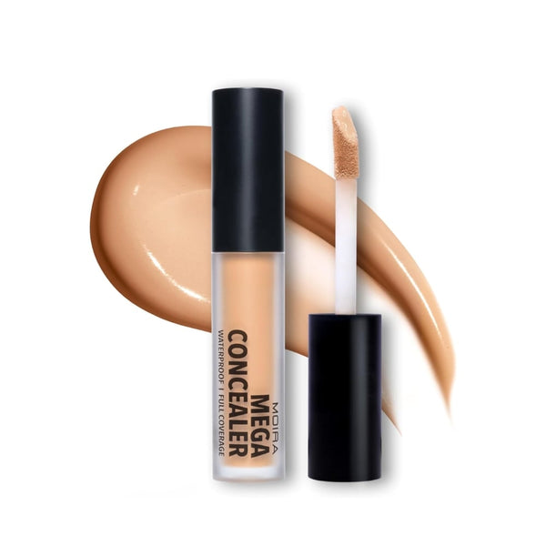 Moira Mega Waterproof Concealer Creamy Natural Finish 400 Honey