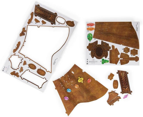 4D Puzzles Marvel Infinity Gauntlet 3D Build Puzzle with Stand, 142 Pieces