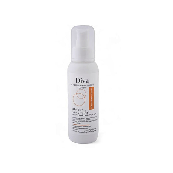 Diva Sunscreen Lotion SPF 50+ UVA UVB Protection 100 ml