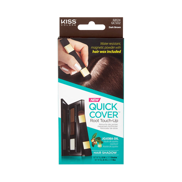 Kiss Quick Cover Root Touch Up Cream Hair Color Dark Brown QCS02