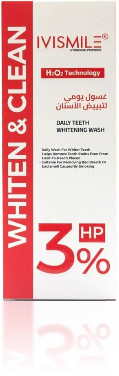 Ivismile Brightening Mouth Wash Liquid 3% 300 ml