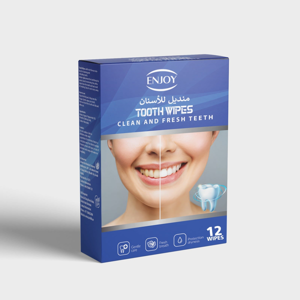 Enjoy Tooth Wipes Oral Cleaning Freshness 12 Pieces