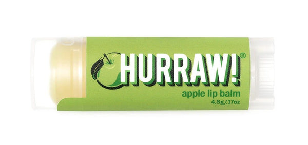Hurraw Apple Lip Balm Green Apple Flavor Bee-Free Vegan Organic