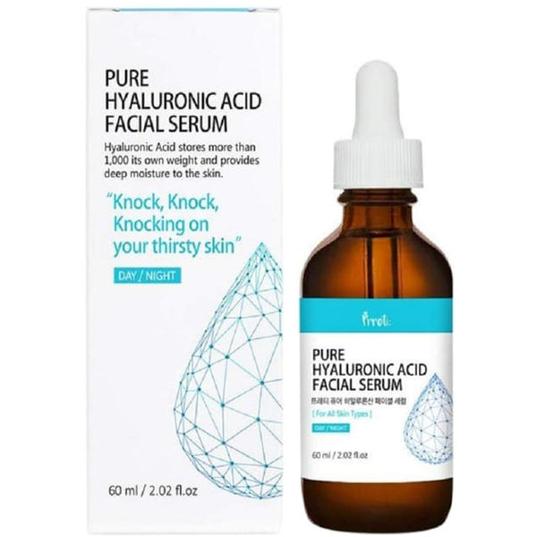 Prreti Pure Hyaluronic Acid Facial Serum Lightweight Hydrating Formula 60 ml