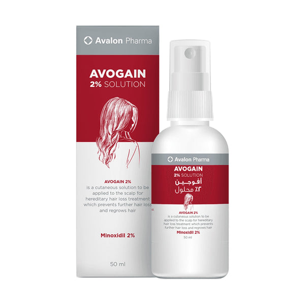 AVALON Avogain 2% Hair Solution with Minoxidil, 50 ml