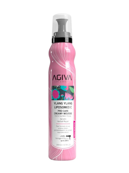 AGIVA Pro-Care Keratin Hair Mousse Flexible Hold Ylang Ylang 200ml