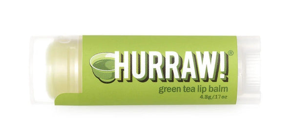 Hurraw Green Tea Lip Balm Vegan Organic