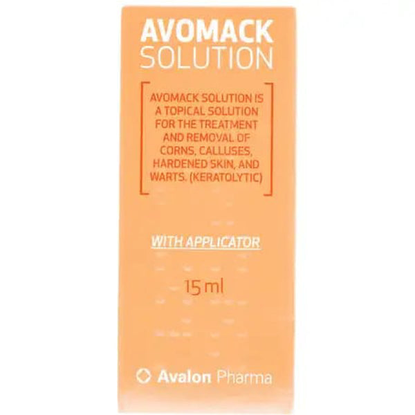 Avalon Avomack Solution Keratolytic Salicylic Acid and Lactic Acid 15 ml