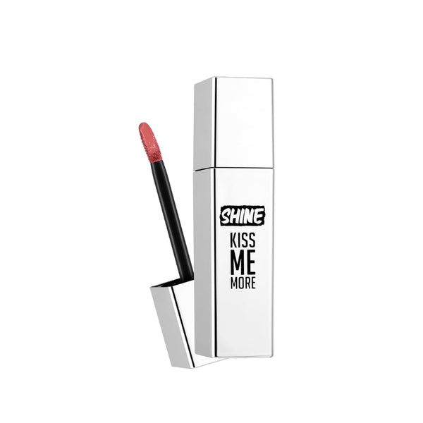Flormar Shine Kiss Me More Liquid Lipstick Glossy Finish Murumuru Butter Hyaluronic Acid 003 Peach