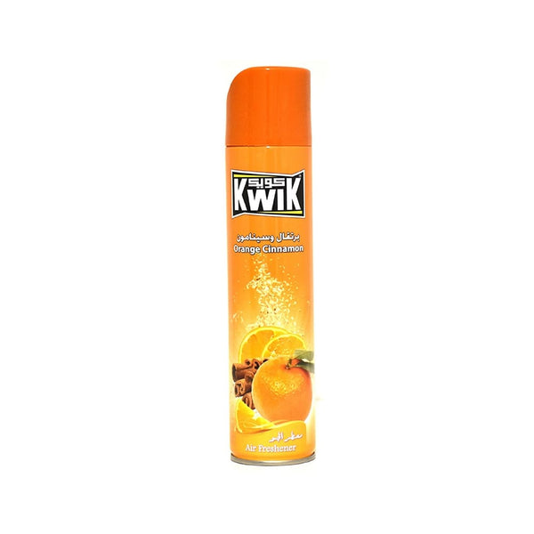 Kwik Air Freshener Orange & Cinnamon Scent Spray 300ml