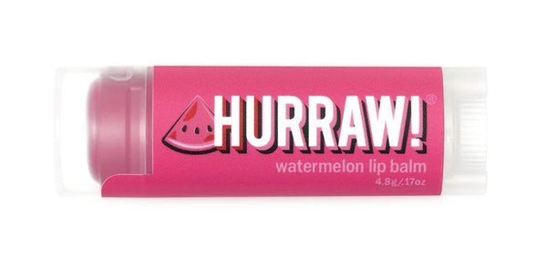 Hurraw Watermelon Lip Balm Vegan Organic Natural Gloss 4.8g