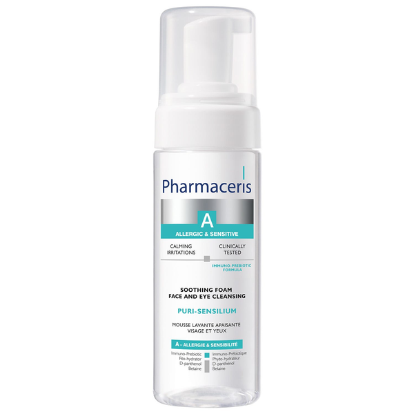 Pharmaceris Puri-Sensilium Soothing Foam Gentle Facial Cleanser for Face and Eye Area