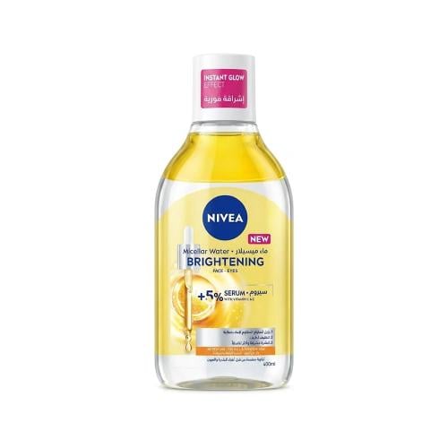NIVEA Micellar Water Makeup Remover with Serum, 5% Vitamin C, 400ml