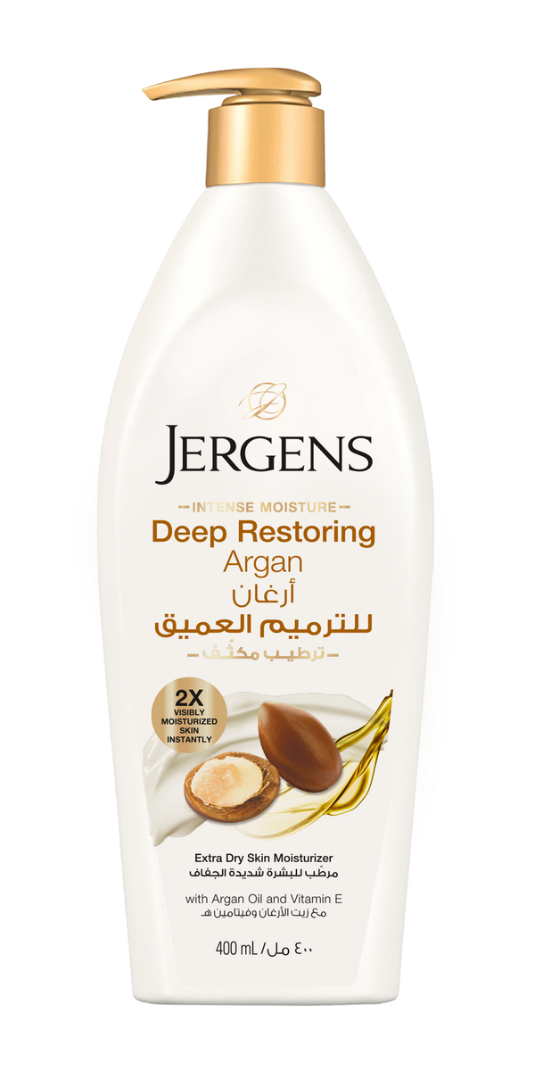 Jergens Deep Restoring Body Lotion Argan Oil Vitamin E 400ml