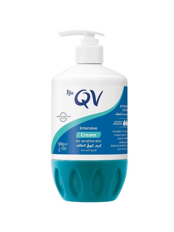 QV Intensive Moisturising Cream for Sensitive and Very Dry Skin, Fragrance-Free