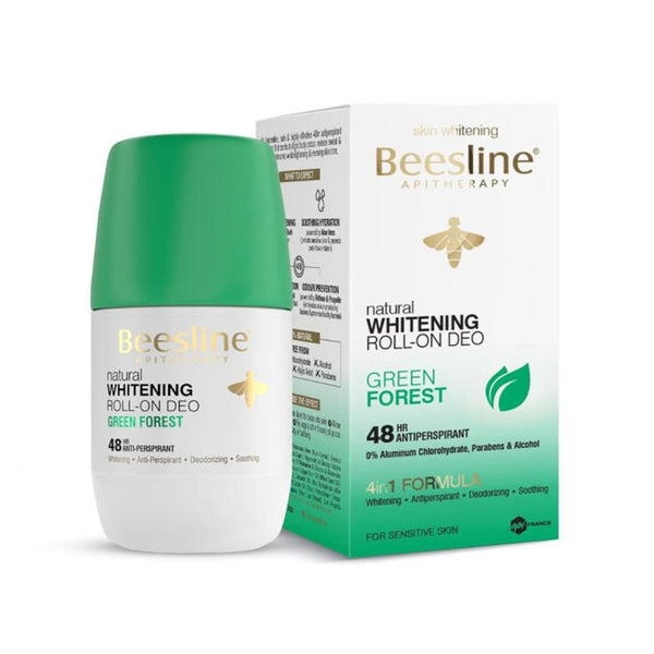 Beesline Natural Brightening Roll-On Deodorant Forest Breeze Olive Leaf Honey 50 ml