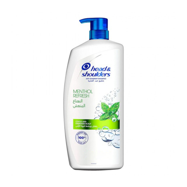 Head & Shoulders Refreshing Mint Shampoo Scalp-Cleansing Formula 1000ml