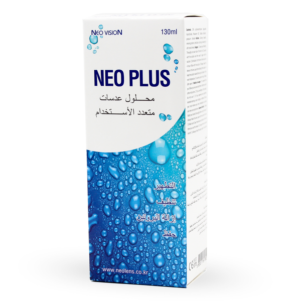 Neo Plus Contact Lens Solution Cleaning and Moisturizing Formula