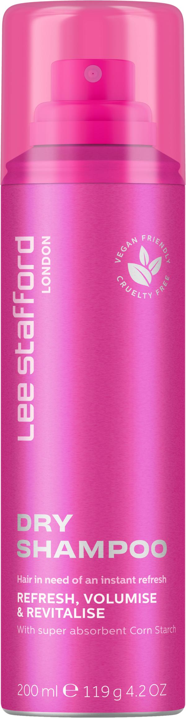 Lee Stafford Original Dry Shampoo Powder Spray Corn Starch Volume 200 ml