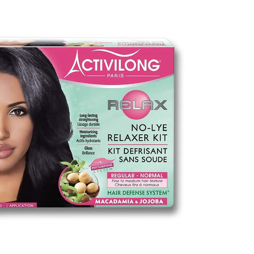 Activilong Macadamia Regular No-Lye Hair Relaxer Kit for Medium Hair Texture