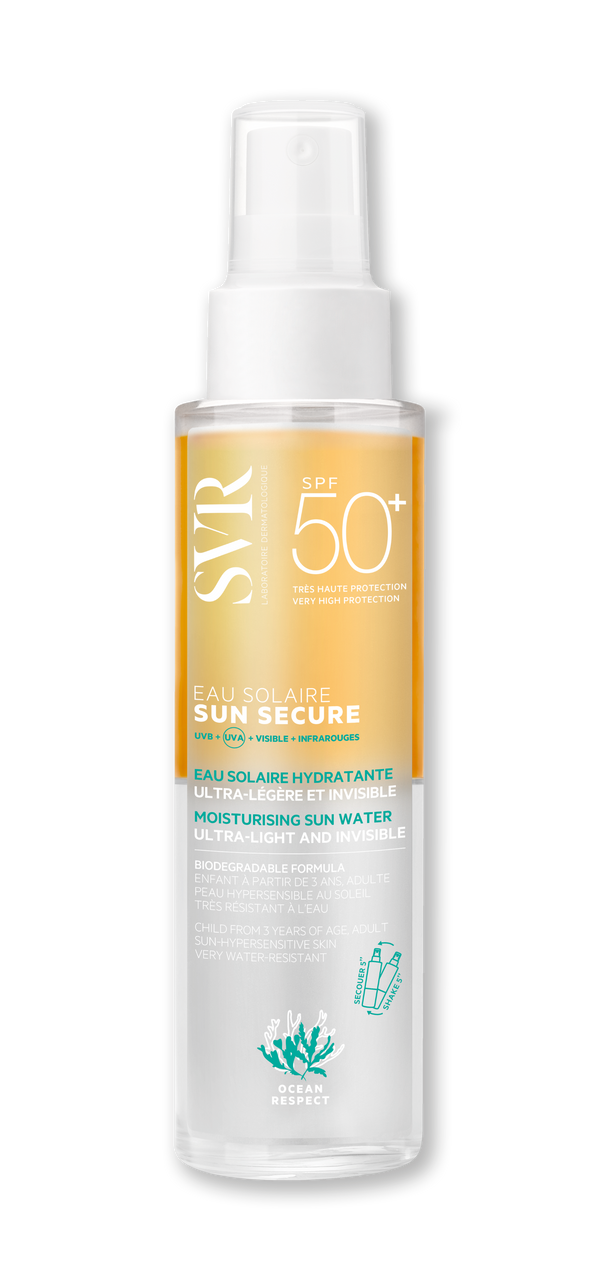 SVR Sun Secure Eau Solaire SPF50+ Bi-Phase Sunscreen Spray UVA UVB 100ml
