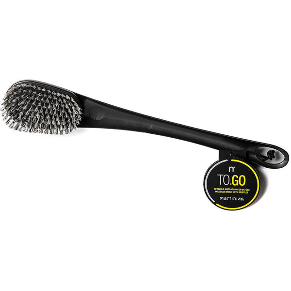 Martini To Go Massage Brush with Bristles Ergonomic Handle