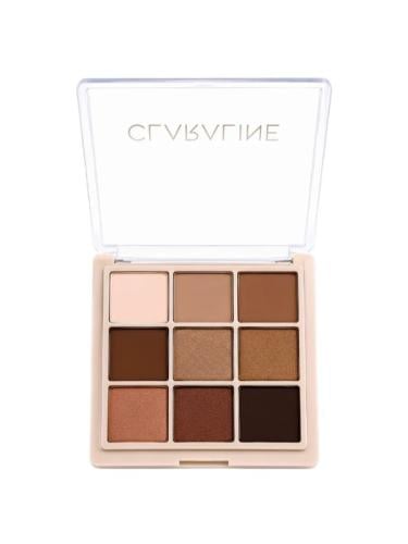 Clara Line Colour Harmony H Eyeshadow Palette Matte and Shimmer Earth Nude Shades 9g