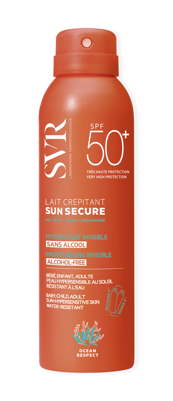 SVR Sun Secure Lait Crepitant SPF50+ Crackling Milk Sunscreen Spray 200ml