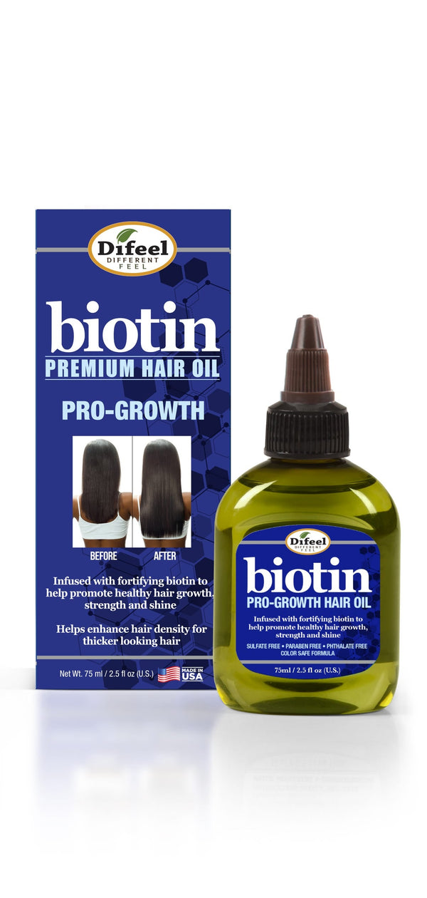 Difeel Biotin Pro-Growth Hair Oil Liquid Formula 75ml