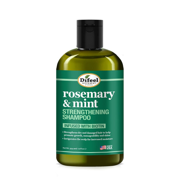 Difeel Rosemary Mint Biotin Strengthening Shampoo