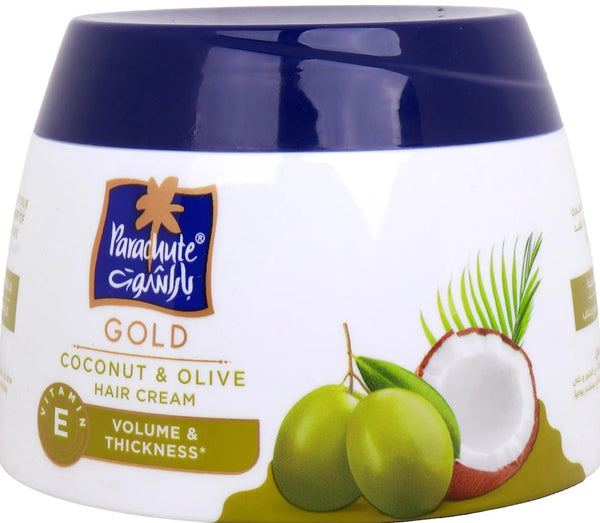 Parachute Gold Coconut & Olive Hair Cream, Moisturizing Hair Care, 140 ml