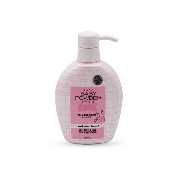LADY BABY Powder Scented Body Cream Brightening Hydration 300 ml