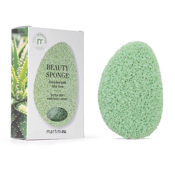 Martini Beauty Sponge Aloe Vera Bath Sponge for Sensitive Skin