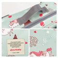 Little Story Baby Diaper Changing Clutch Kit Green with Detachable Strap