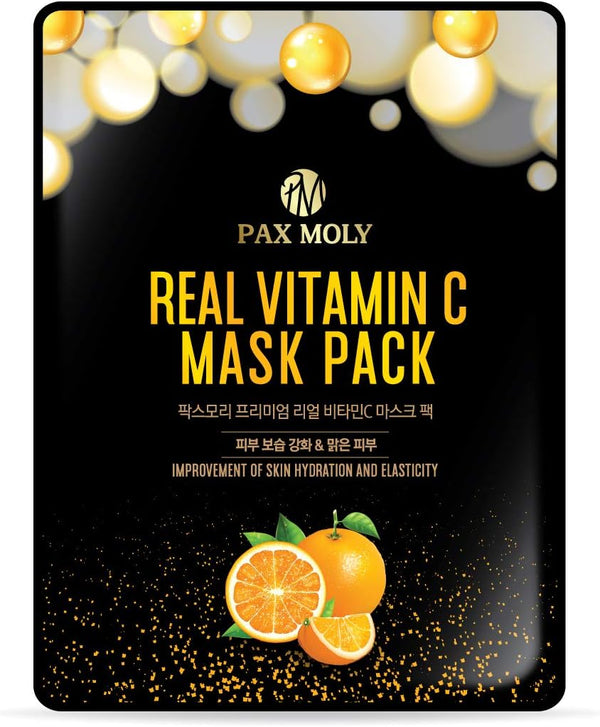 PAX MOLY Real Vitamin C Sheet Face Mask, 25 ml