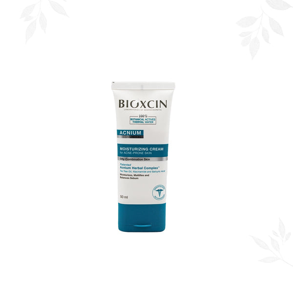 Bioxcin Acnium Moisturizing Cream Sebum-Balancing Matte Finish 50 ml