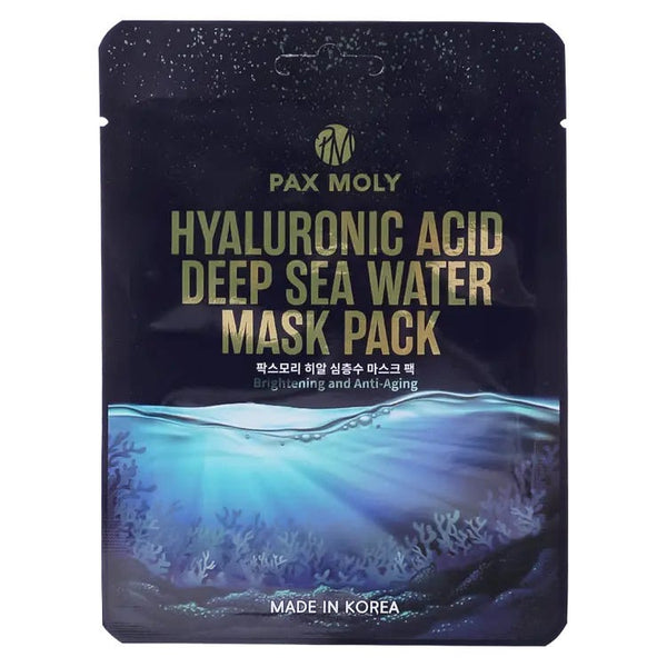 PAX MOLY Hyaluronic Acid Deep Sea Water Sheet Mask, 25 ml