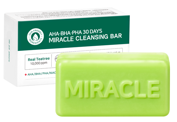 Some By Mi Miracle Cleansing Bar Facial Exfoliating Cleanser