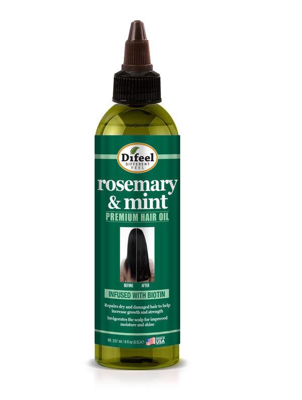 Difeel Premium Hair Oil Liquid Rosemary Mint Silicone-Free