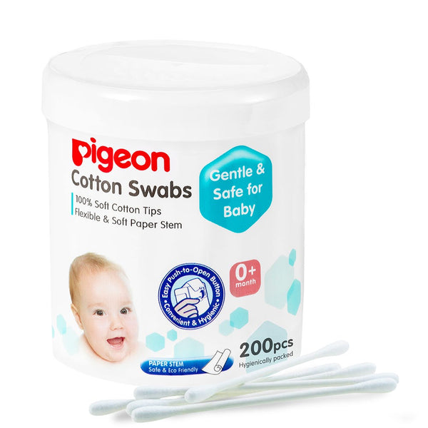 Pigeon Cotton Buds Paper Stem 200 Pieces