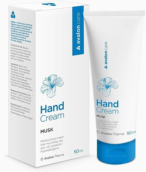 Avalon Hand Cream Cream Shea Butter Jojoba Oil Musk 50 ml