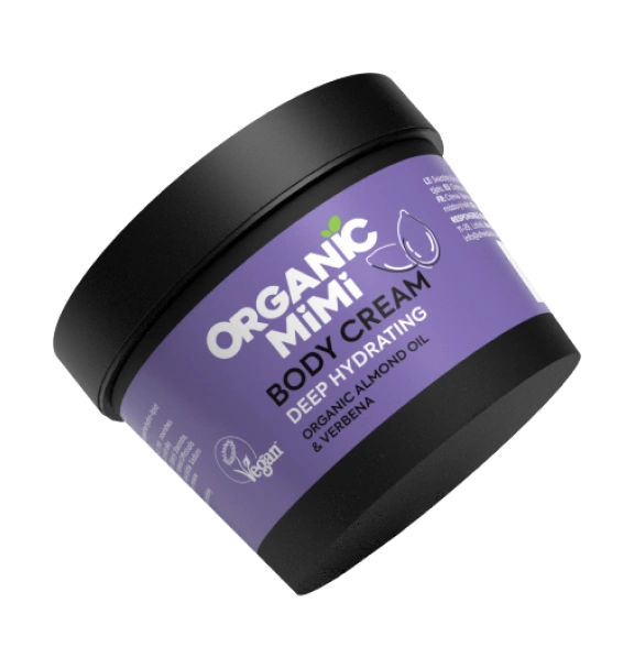 Organic Mimi Moisturizing Body Cream Almond Oil Verbena 100ml