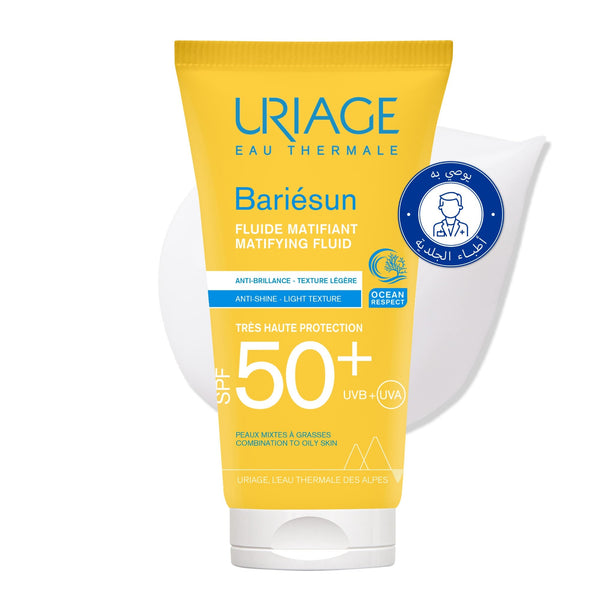 Uriage Bariesun Mattifying Sunscreen Fluid SPF50+ UVA UVB Combination to Oily Skin 50ml