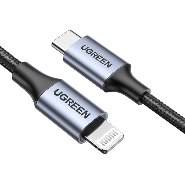 Ugreen USB-C to Lightning Cable Aluminum Shell Braided Black