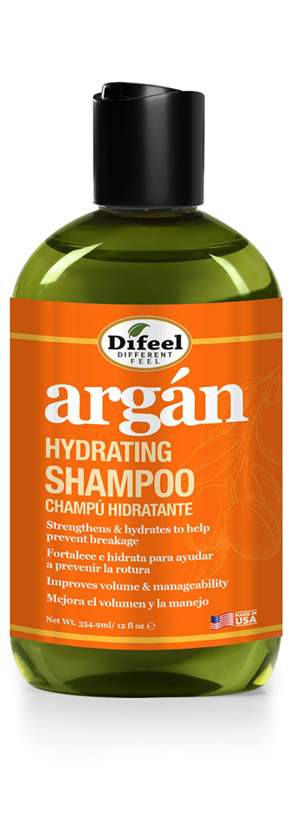 Difeel Argan Oil Hydrating Shampoo for Dry Hair